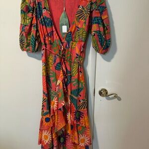 Vibrant Multicolor Floral Dress